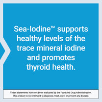 Life Extension Sea-Iodine™, kelp and bladderwrack-derived Iodine, Supports Healthy Levels of This Essential Nutrient for Thyroid Health and Beyond, Non-GMO, Gluten-Free, Vegetarian, 60 Capsules