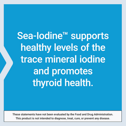 Life Extension Sea-Iodine™, kelp and bladderwrack-derived Iodine, Supports Healthy Levels of This Essential Nutrient for Thyroid Health and Beyond, Non-GMO, Gluten-Free, Vegetarian, 60 Capsules