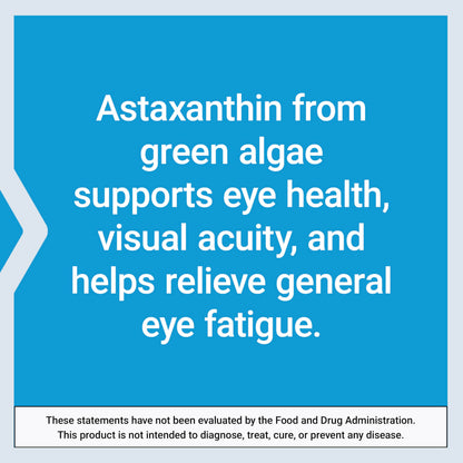 Life Extension Astaxanthin with Phospholipids – Antioxidant Support, Eye Health – Algae-Derived – Gluten-Free, Non-GMO – 30 Softgels