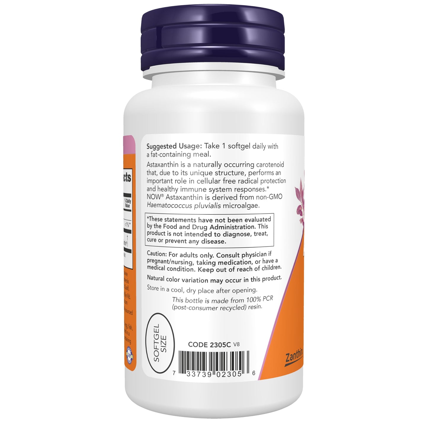 NOW Supplements, Astaxanthin 4 mg derived from Non-GMO Haematococcus Pluvialis Microalgae and has naturally occurring Lutein, Canthaxanthin and Beta-Carotene, 90 Softgels