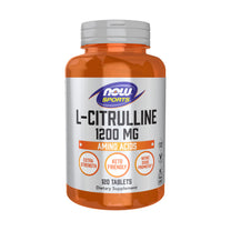 NOW Foods Sports Nutrition, L-Citrulline, Extra Strength 1,200 mg, Amino Acid, 120 Tablets