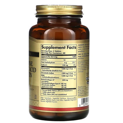 Solgar Glucosamine Hyaluronic Acid Chondroitin Sulphate, 60 Capsules