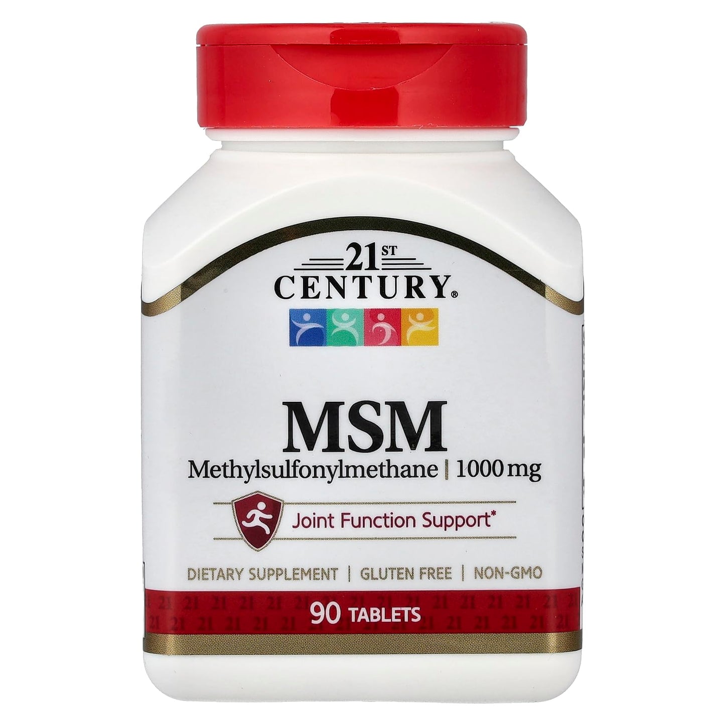 21st Century MSM, 1,000 mg, 90 Tablets
