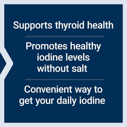 Life Extension Sea-Iodine™, kelp and bladderwrack-derived Iodine, Supports Healthy Levels of This Essential Nutrient for Thyroid Health and Beyond, Non-GMO, Gluten-Free, Vegetarian, 60 Capsules