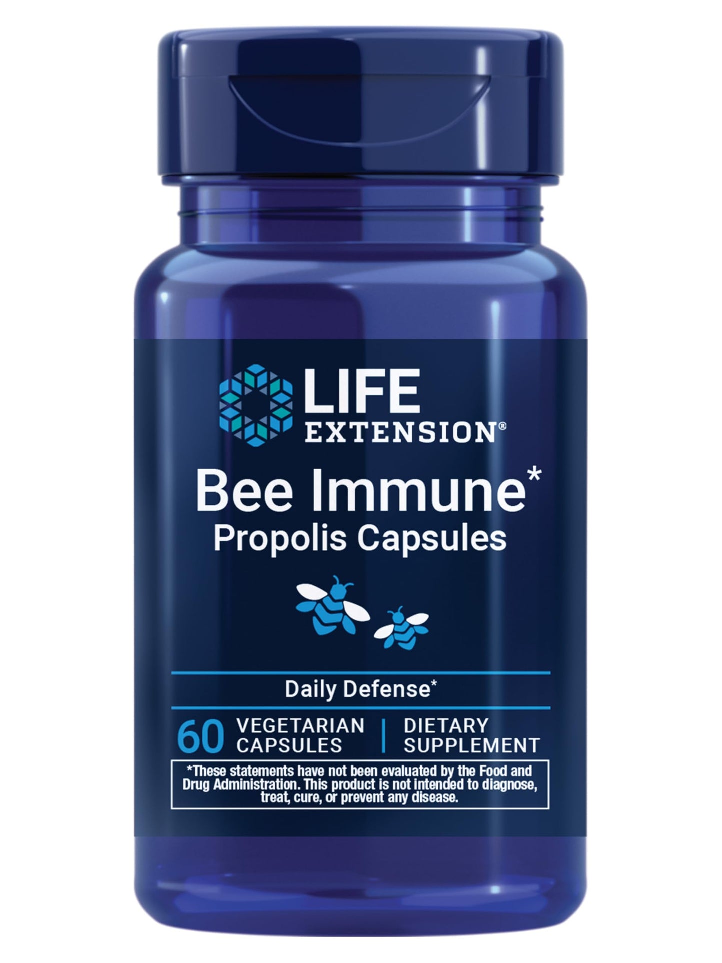 Life Extension Bee Immune Propolis Capsules, Immune Support, 60 Capsules