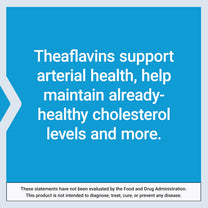 Life Extension Theaflavin Standardized Extract – Tea Leaf Flavonoids, Arterial Health Support, Helps Maintain Already-Heathy Cholesterol – Gluten-Free, Non-GMO, Vegetarian – 30 Capsules