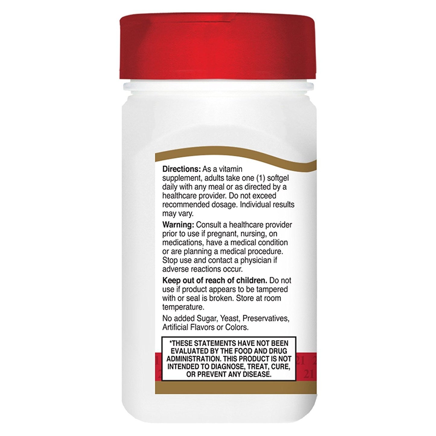 21st Century Vitamin D3 1000 IU Softgels, Bone & Immune, 250 Count