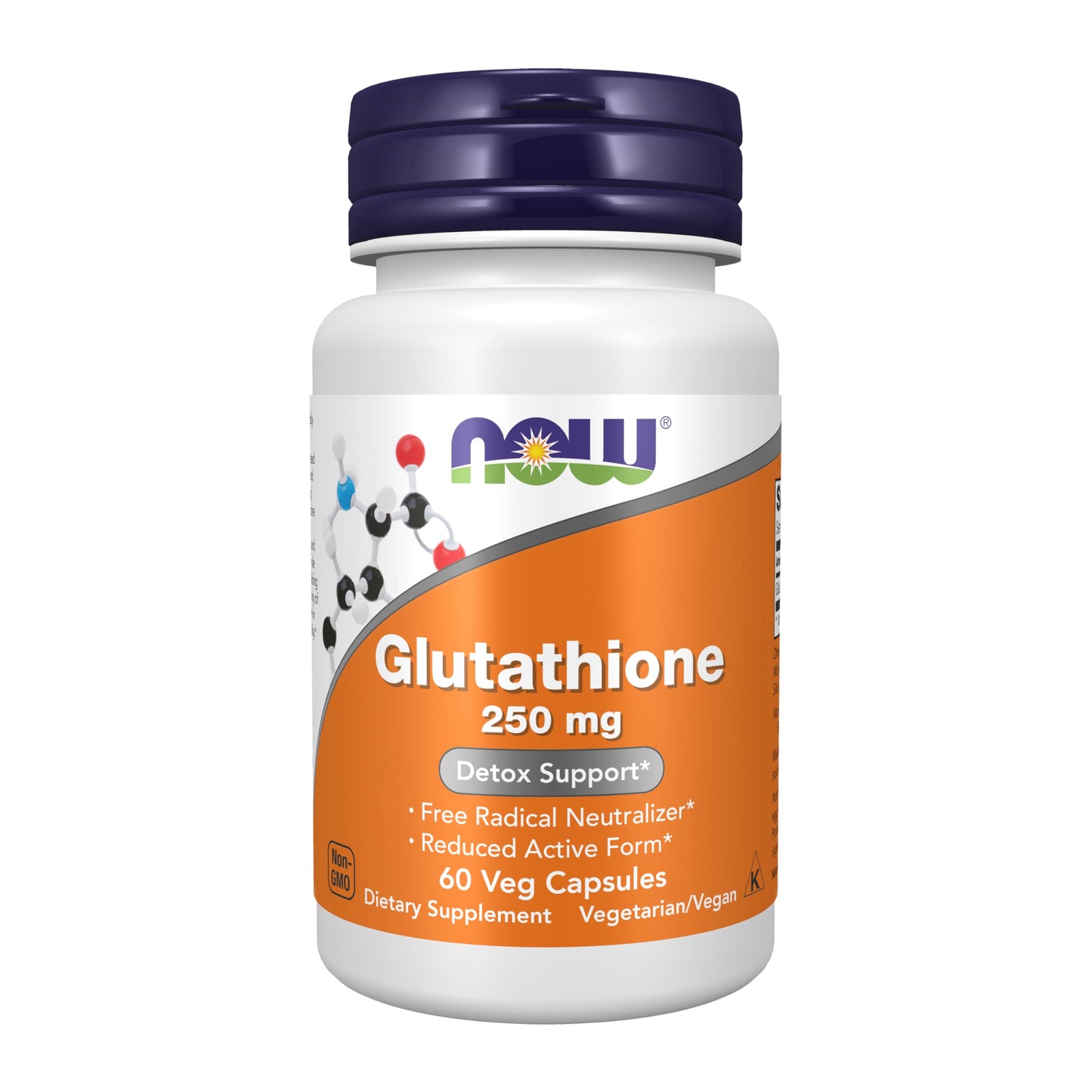NOW FOODS Glutathione 250, 60 CT