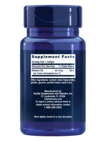 Life Extension Low Dose Vitamin K2 – Supports Arterial Health – Non-GMO, Gluten-Free – 90 Softgels
