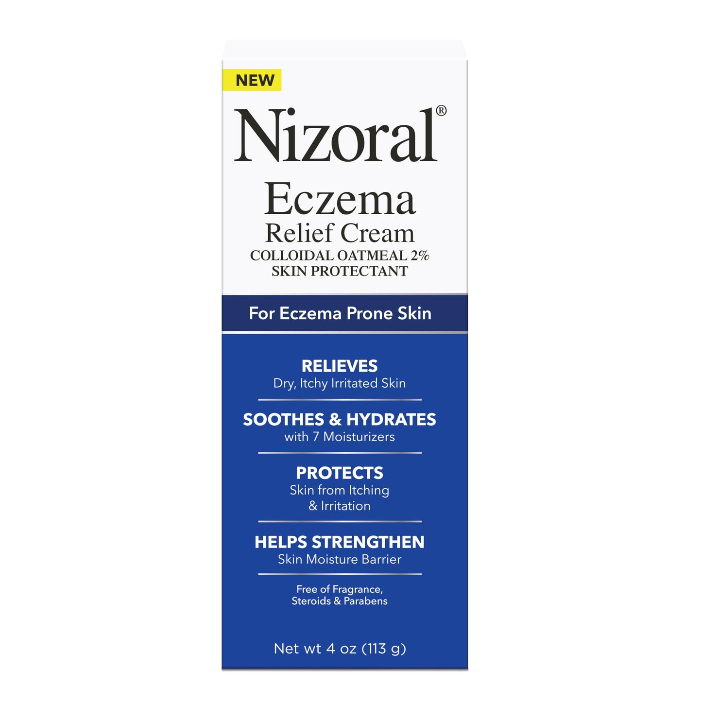 Nizoral Eczema Relief Cream, 4 Oz, Relieves Dry Itchy Irritated Skin
