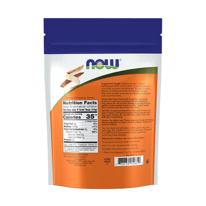NOW Foods Supplements, Whole Psyllium Husks, Non-GMO Project Verified, Soluble Fiber, 16-Ounce