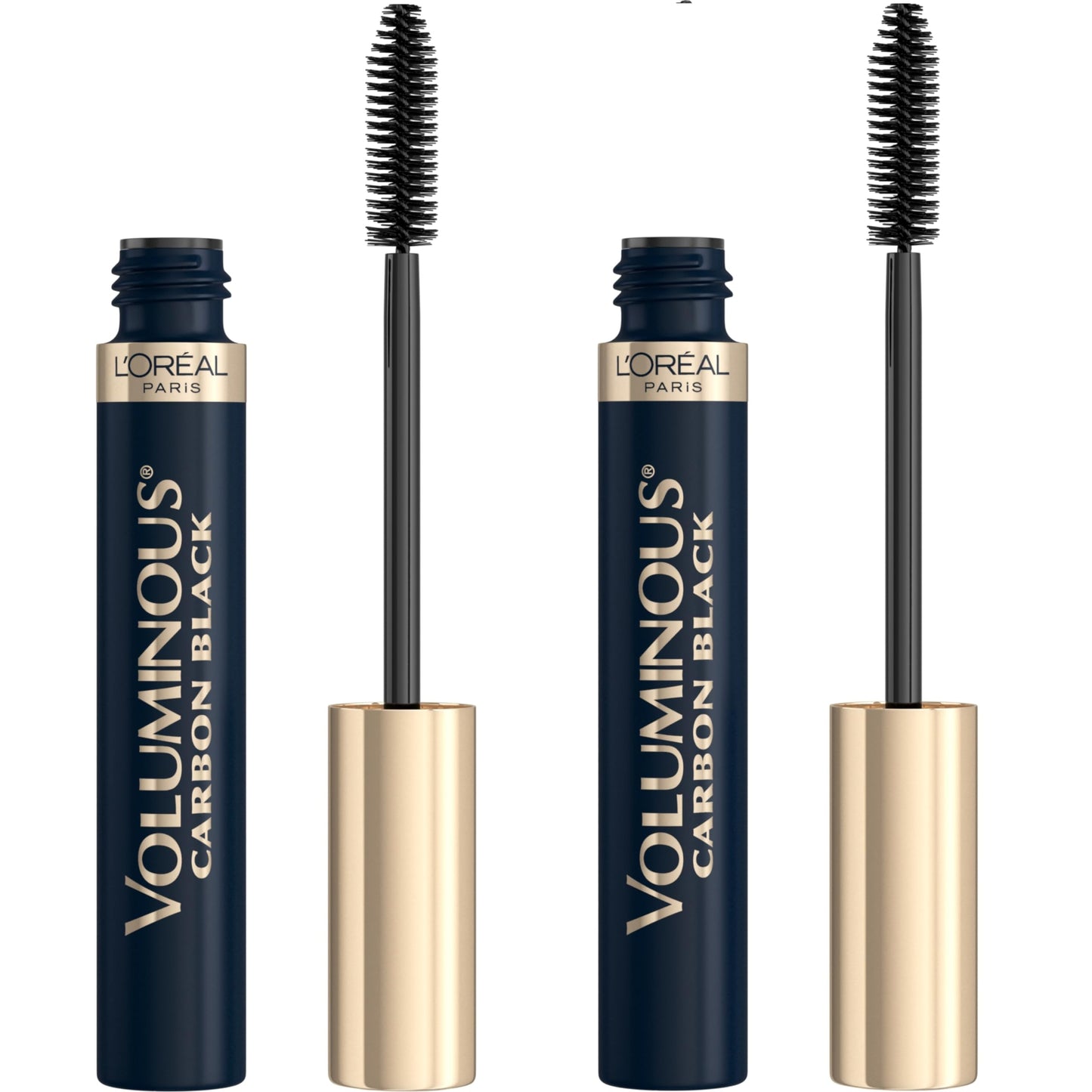 L’Oreal Paris Original Voluminous Mascara, Building Mascara Volume and Length Formula, Washable, Carbon Black, 0.26 Fl Oz., 2 Count