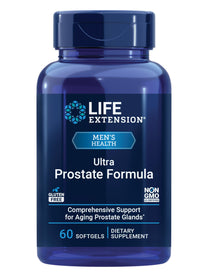 Life Extension, Ultra Prostate Formula, Saw Palmetto for Men, pygeum, stinging Nettle Root, lycopene, Prostate Health, Urination Flow, Psa, 60 Count