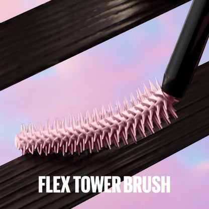 Maybelline Lash Sensational Sky High Waterproof Mascara Makeup, Volumizing, Lengthening, Defining, Curling, Multiplying, Buildable Formula, Brownish Black, 1 Count (Pack of 2)