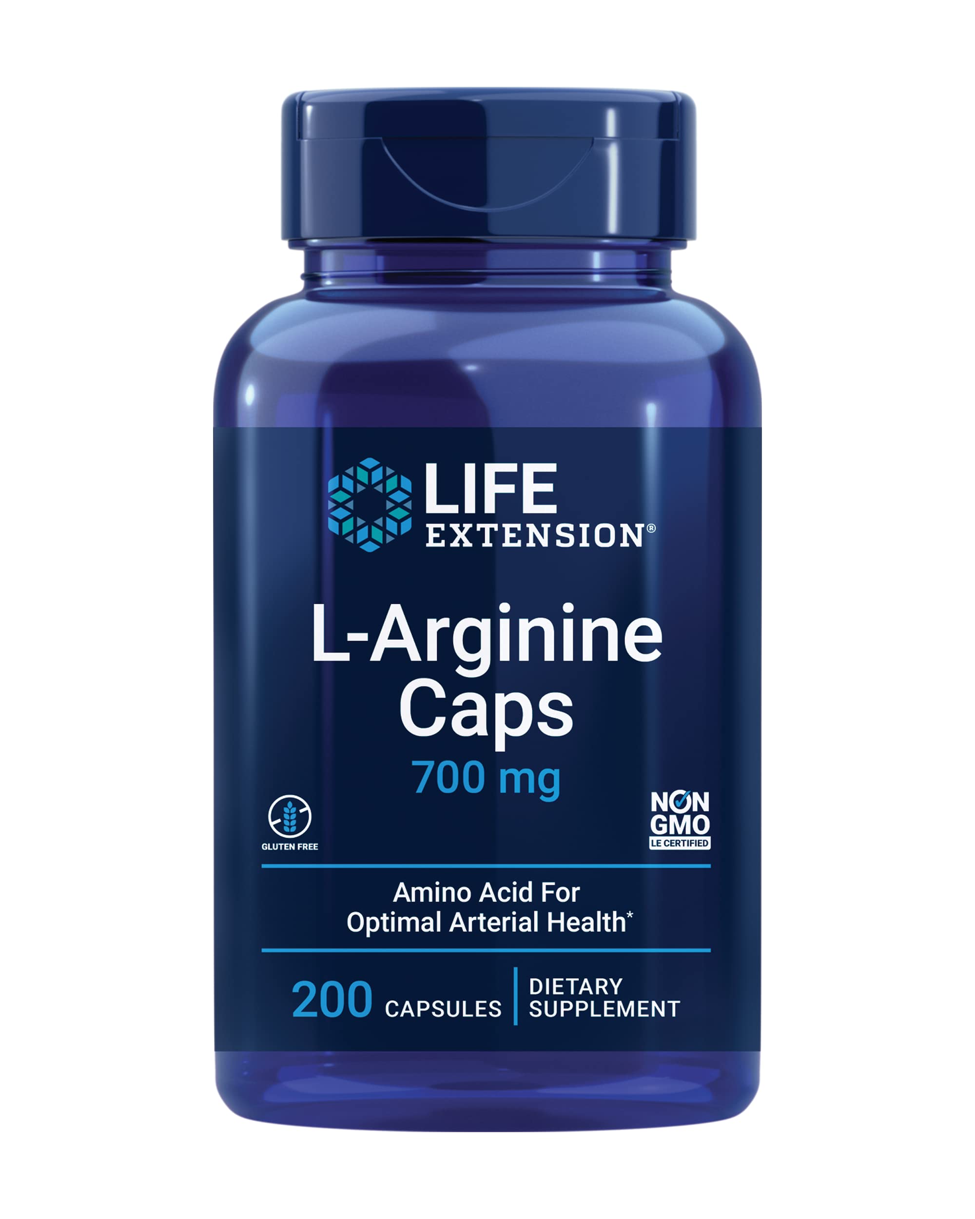 Life Extension L-Arginine Caps, 700 mg, 200 Capsules