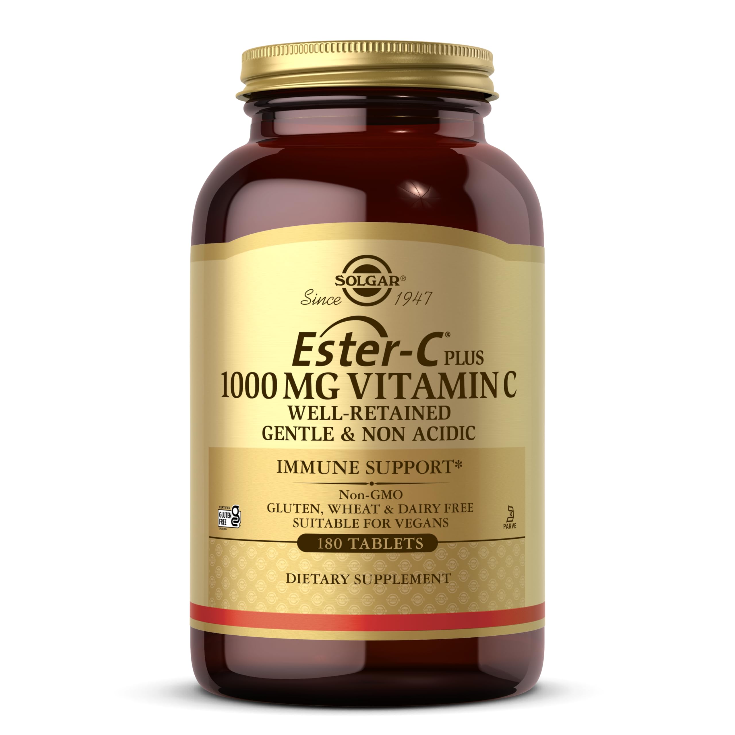 Solgar Ester-C Plus 1000 mg Vitamin C (Ascorbate Ester), 60 Capsules