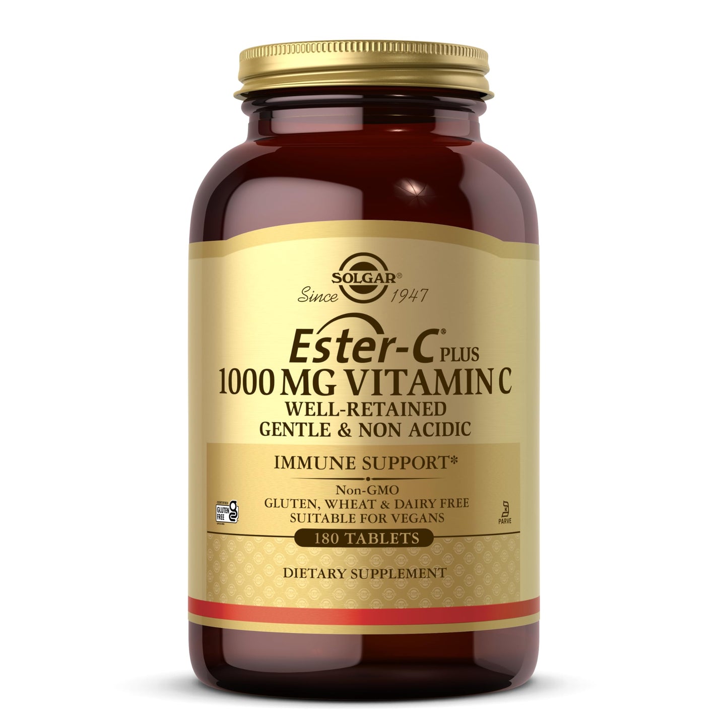 Solgar Ester-C Plus 1000 mg Vitamin C (Ascorbate Ester), 60 Capsules