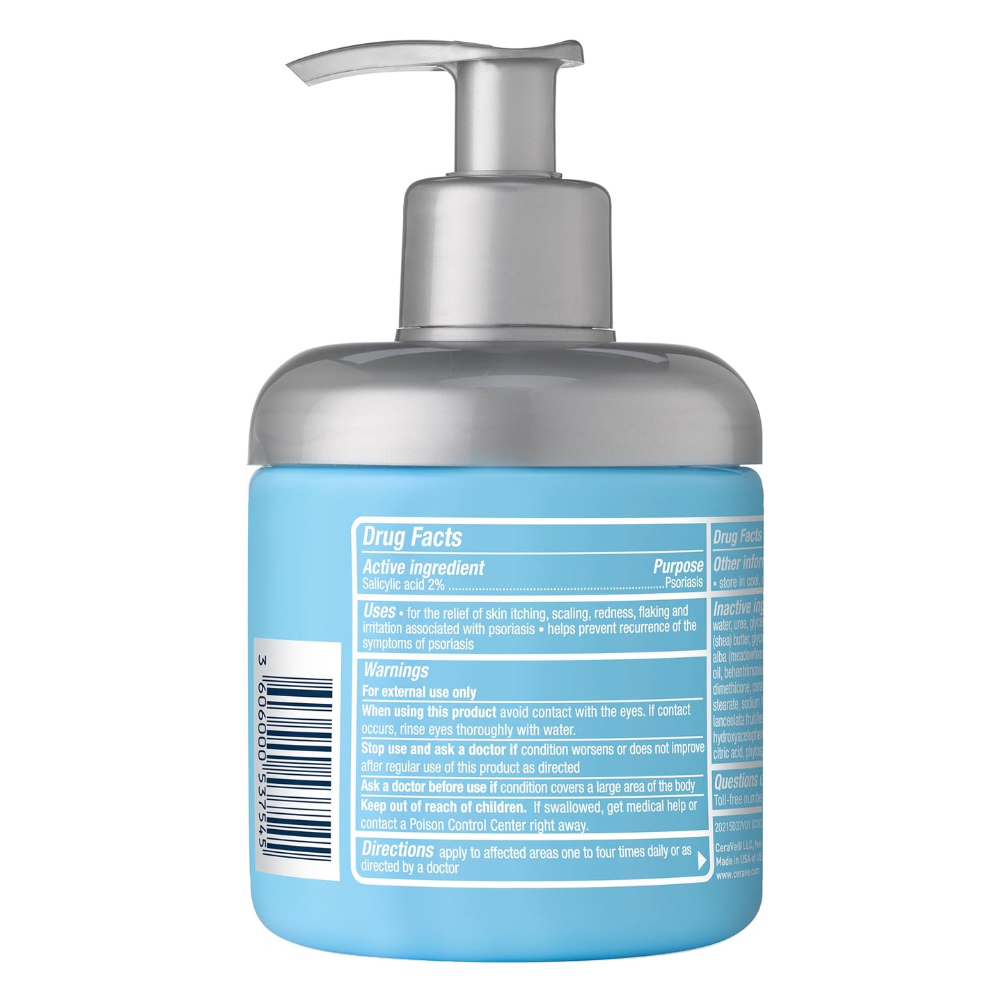 CeraVe Psoriasis Cream, Salicylic Acid Moisturizing Dry Skin Treatment, 8oz