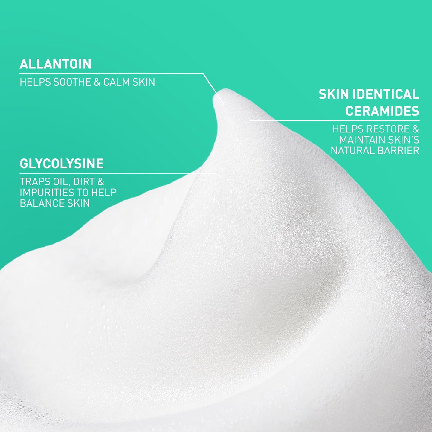 CeraVe Air Foam Face Wash, Hydrating Facial Cleanser, Combination Skin, 8oz