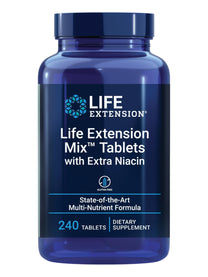Life Extension Mix Tablets with Extra Niacin, 240 Tablets