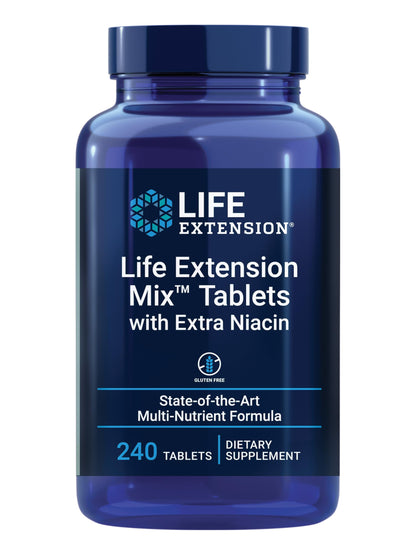 Life Extension Mix Tablets with Extra Niacin, 240 Tablets