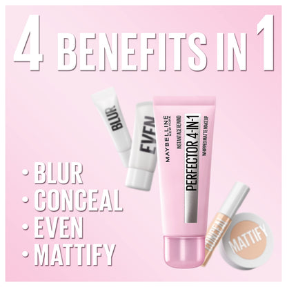 Maybelline Instant Age Rewind Instant Perfector 4-In-1 Matte Makeup, 05 Deep, 1 Count