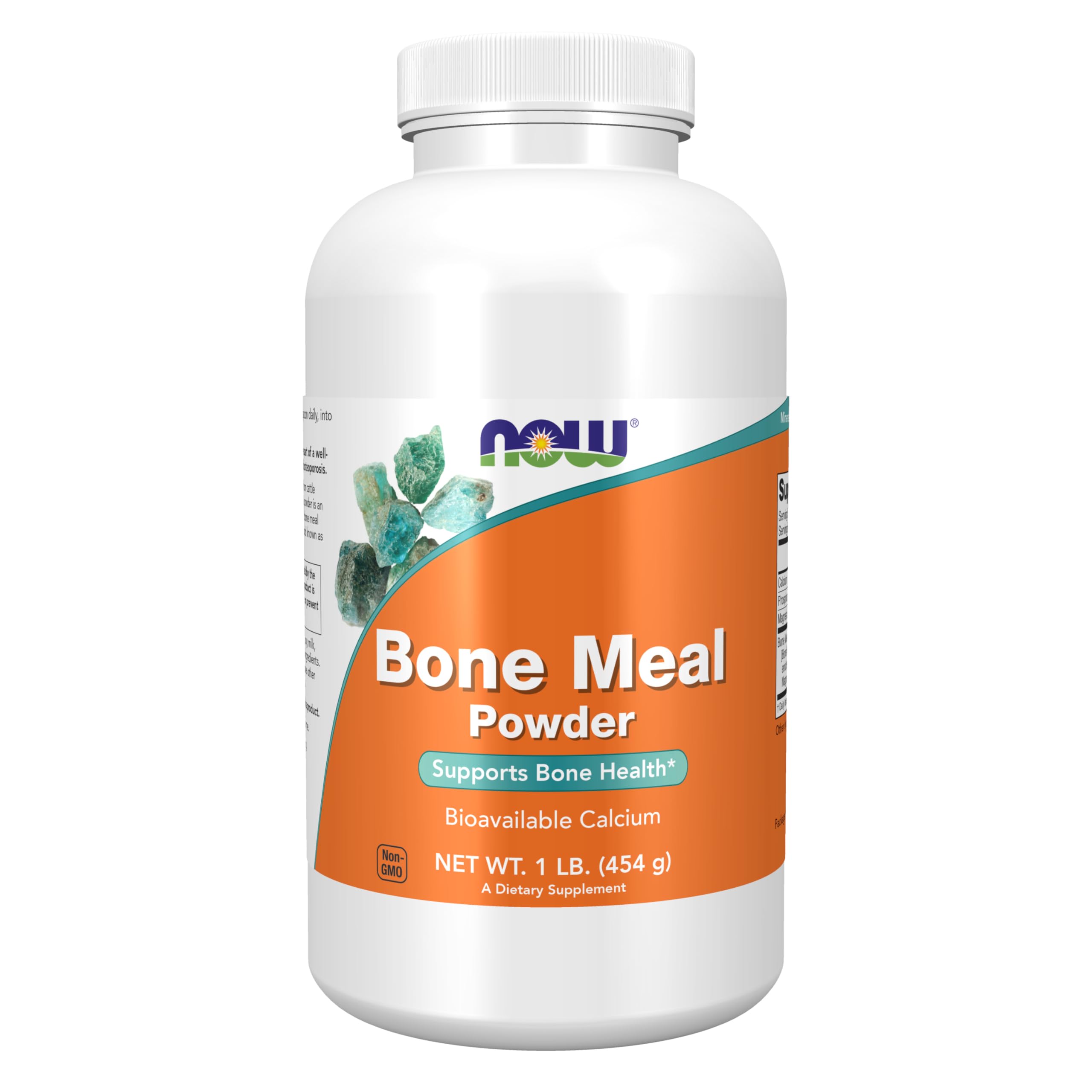 NOW Foods Supplements, Bone Meal Powder with Calcium Carbonate and Magnesium Oxide, Natural Calcium Source, 1-Pound