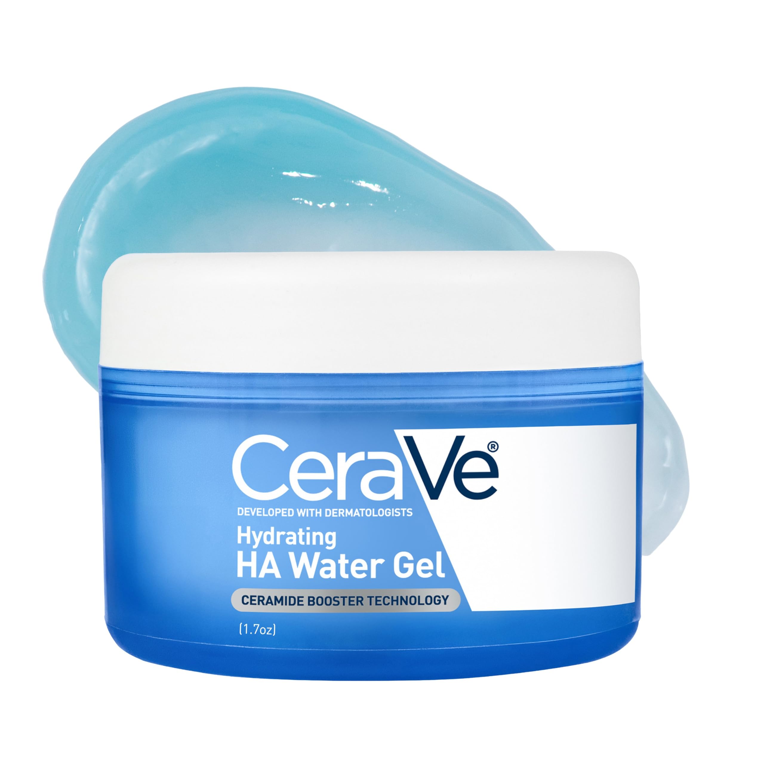 CeraVe Hydrating Hyaluronic Acid Water Gel Moisturizer for Face, 1.7oz