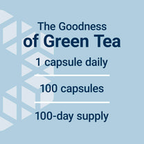 Life Extension Lightly Caffeinated Mega Green Tea Extract, Camellia sinensis Extract with Concentrated EGCG polyphenol Content, Gluten-Free, Non-GMO, Vegetarian, 100 Capsules