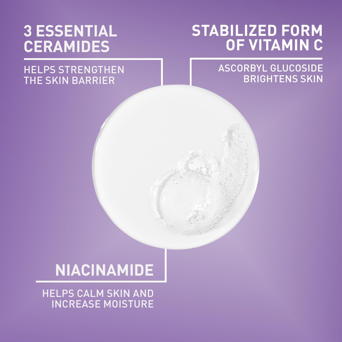 CeraVe Brightening Vitamin C Facial Cleanser, Niacinamide Face Wash, 8oz