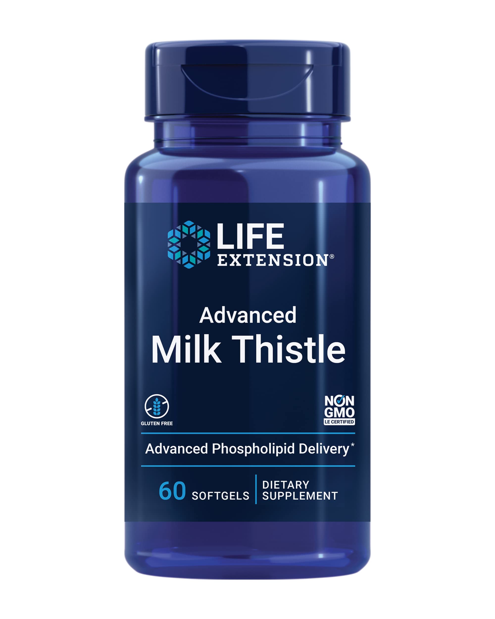 Life Extension Advanced Milk Thistle, 60 Softgels