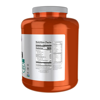 NOW Foods Sports Nutrition, Pea Protein 24 g, Fast Absorbing, Unflavored Powder, 7-Pound