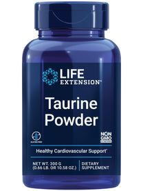 Life Extension Taurine Powder – Healthy Cardiovascular Support, Promotes Brain Health, Healthy Aging, and Muscle and Exercise Recovery – Gluten-Free, Non-GMO, Vegetarian – 300 Grams