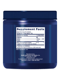 Life Extension Collagen Peptides for Skin & Joints, Collagen Types I, II & III in an Easy-Mix Powder, Gluten Free, Non-GMO, net Weight 343 Grams