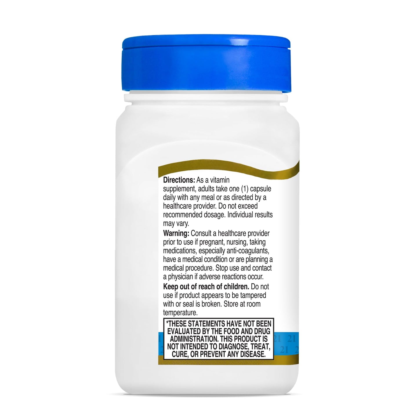 21st Century Vitamin K2 (MK-7) 100mcg Capsules, Bone & Heart, 110 Count