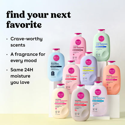 eos Shea Better Sensitive Skin Body Lotion- Fragrance Free, 48HR Moisture, 16 fl oz