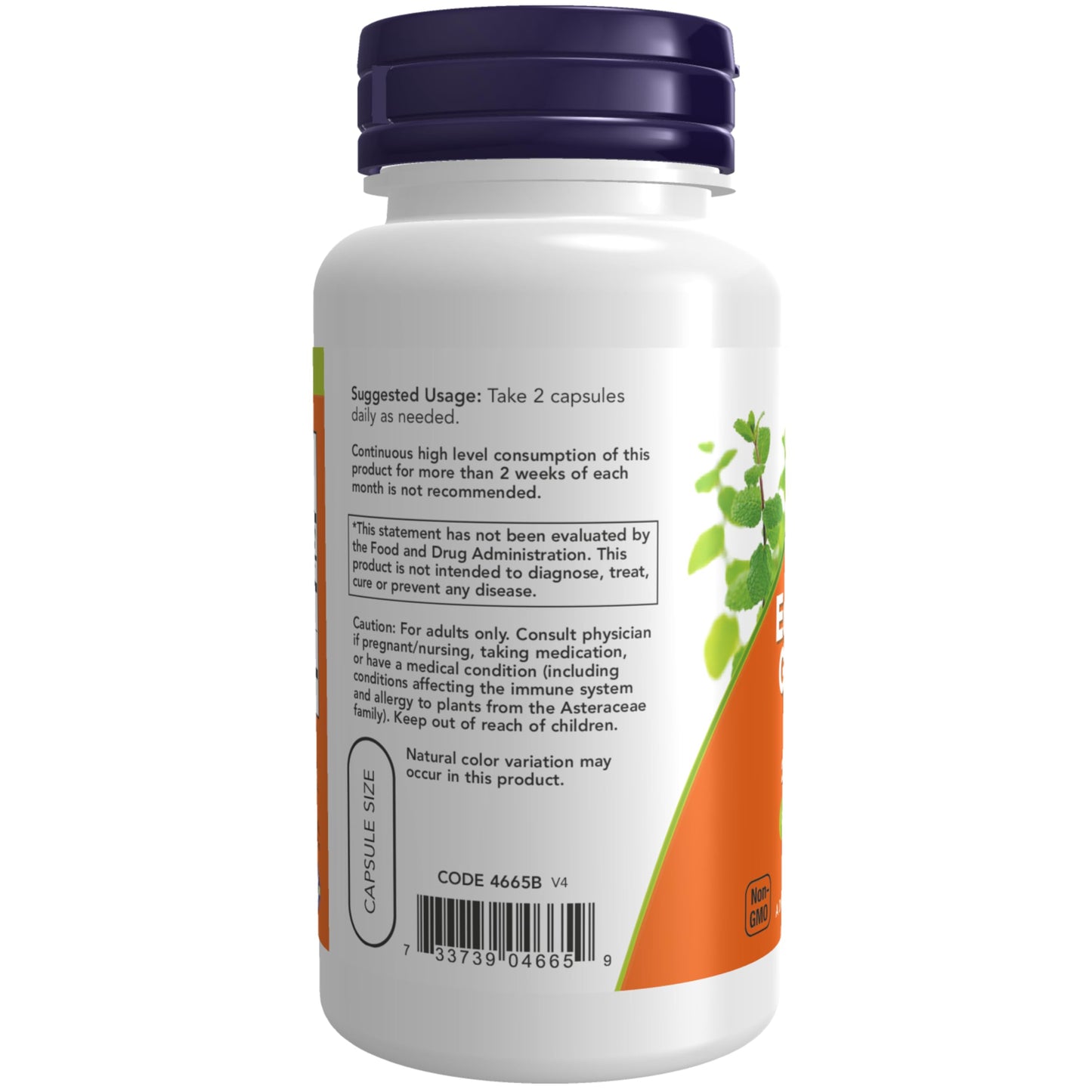 NOW Foods Supplements, Echinacea & Goldenseal Root, 225/225 mg Blend, Immune System Support*, 100 Veg Capsules