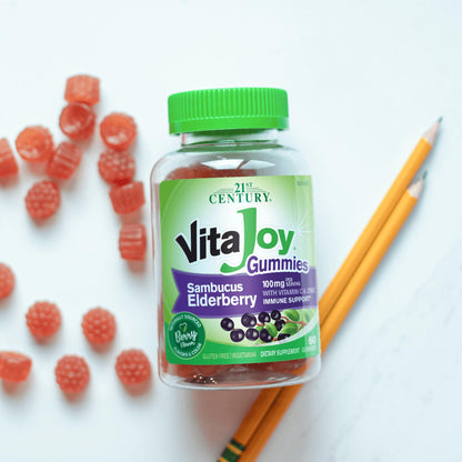 21st Century VitaJoy Sambucus Elderberry Gummies, Immune Support, 60ct