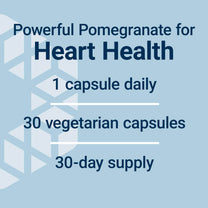Life Extension Pomegranate Fruit Extract, 500 mg, antioxidant polyphenols for Cardiovascular Health, superfood, Gluten Free, Non-GMO, Vegetarian, 30 Capsules
