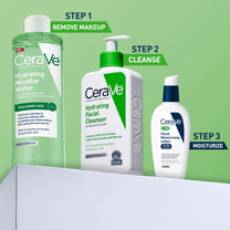 CeraVe Hydrating Micellar Water, Facial Cleanser & Makeup Remover, 13oz
