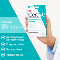 CeraVe Hydrocolloid Pimple Patches with Niacinamide, Ultra-Thin, 22ct