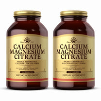 Solgar Calcium Magnesium Citrate, 250 Tablets (Pack of 2) - Supports Healthy Bones & Teeth - Musculoskeletal & Nervous System Support - Highly Absorbable - Non-GMO and Vegan - 100 Total Servings