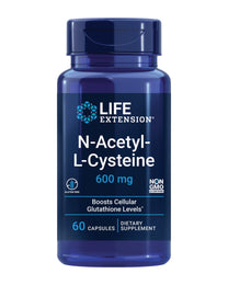Life Extension Two-Per-Day Multivitamin, Vitamins B, C, D, zinc, 25 Vitamins, Minerals & extracts, 120 Capsules Bundle with N-Acetyl-L-Cysteine (NAC) 600 mg, 60 Capsules