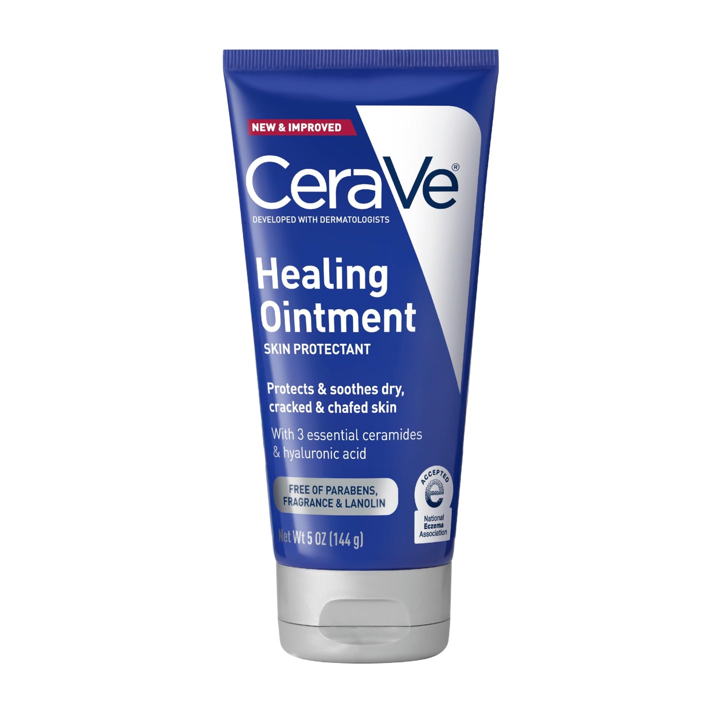CeraVe Healing Ointment, Hyaluronic Acid Skin Protectant for Dry Skin, 5oz