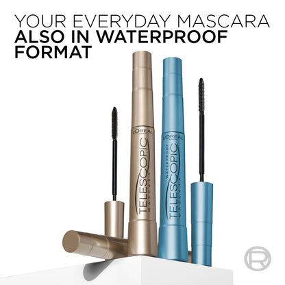 L'Oreal Paris Makeup Telescopic Original Lengthening Mascara, Carbon Black, 0.27 Fl Oz (Pack of 1)