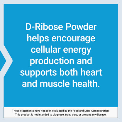 Life Extension D-Ribose Powder, 150 Grams