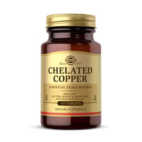 Solgar Chelated Copper, 100 Tablets - Essential for Collagen Formation