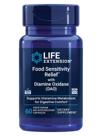 Life Extension Food Sensitivity Relief with DAO, 60 Capsules