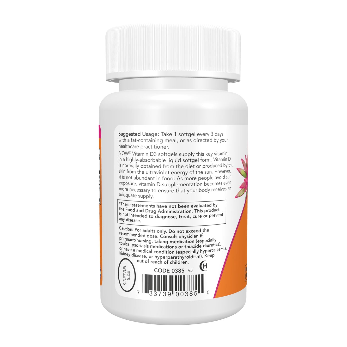 NOW Foods Supplements, Vitamin D-3 10,000 IU Softgels, Vitamin D, Joint Support, 240 Softgels