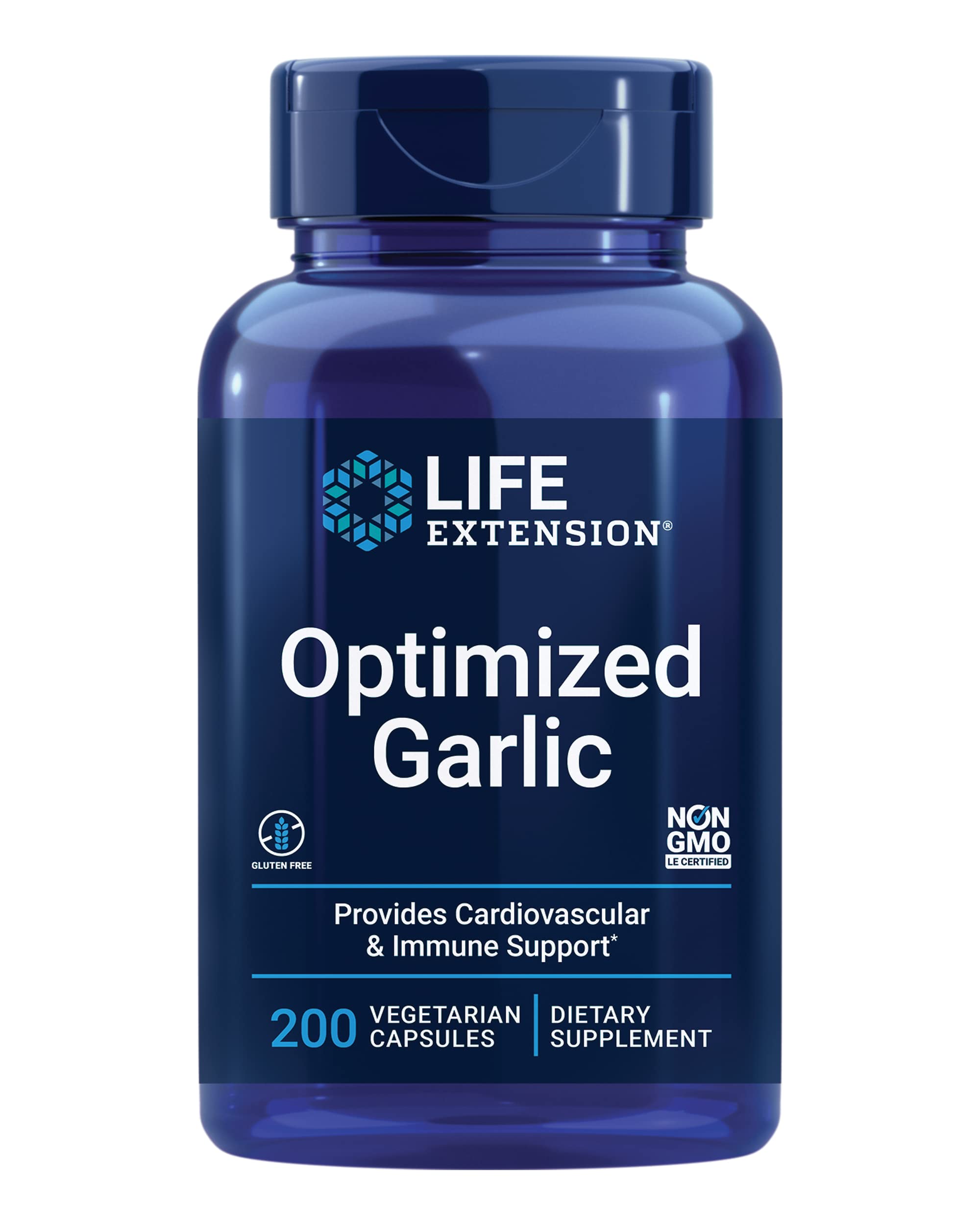 Life Extension Optimized Garlic, 200 Capsules